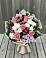 Букет цветов из: Альстромерии, Гвоздики, Розы и Хризантемы в Викулово