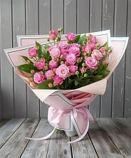 Букет Розовый кустик в Викулово