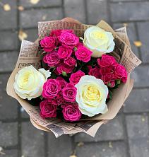 Букет цветов из:  Розы в Викулово