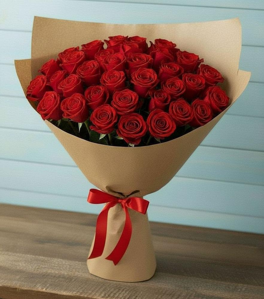 Букет Красные розы Милано в Викулово