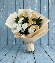 Букет цветов из:  Розы и Хризантемы в Викулово