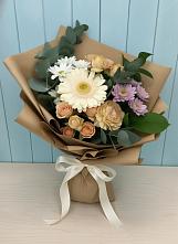 Букет цветов из:  Герберы и Хризантемы в Викулово