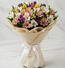 Букет цветов из:  Альстромерии в Викулово