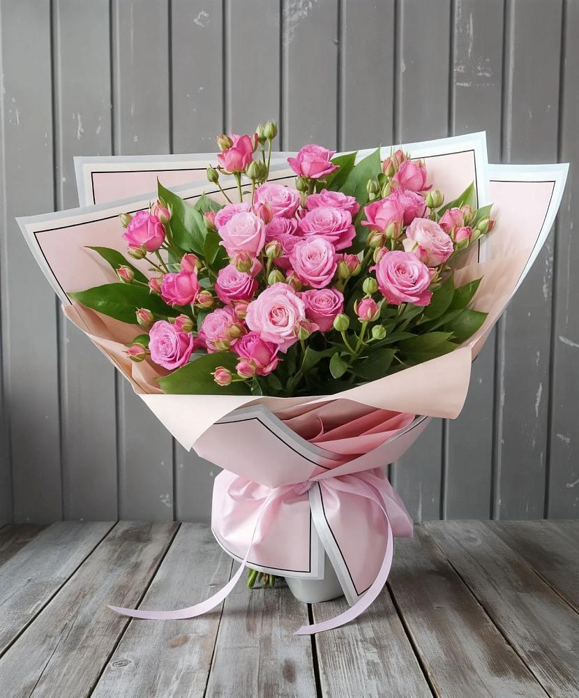 Букет Розовый кустик в Викулово