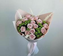 Букет цветов из:  Розы и Хризантемы в Викулово