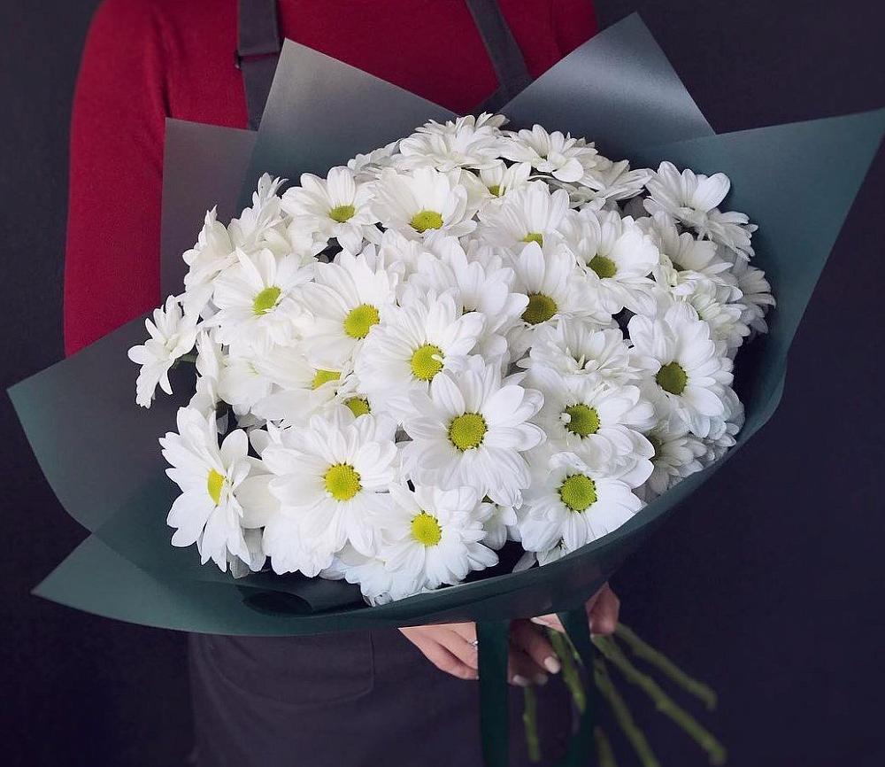 Букет белые хризантемы в Викулово Букет цветов из: Хризантемы в Викулово