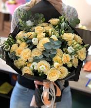 Букет цветов из:  Розы и Лизиантусы в Викулово