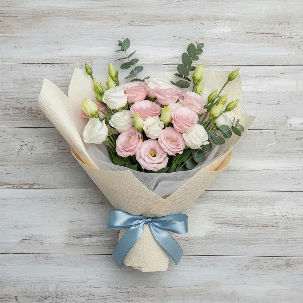 Букет цветов из: Лизиантусы в Викулово